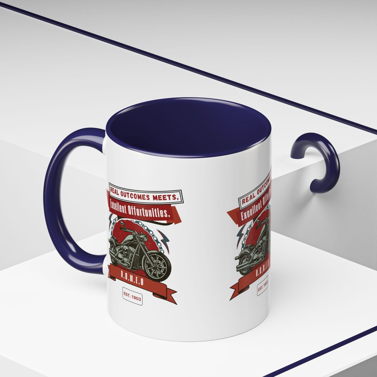 Personalized Motorcycle Accent Coffee Mug