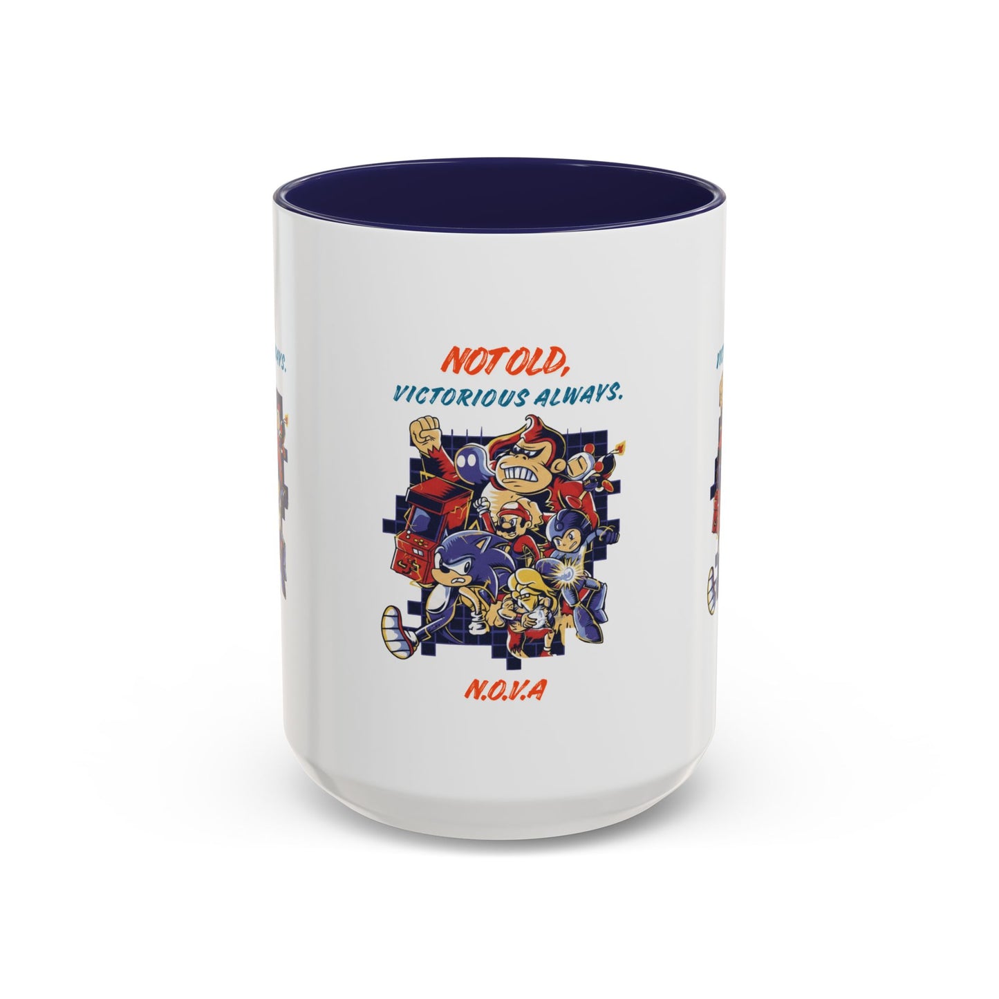 Personalized Victory Cartoon Accent Coffee Mug