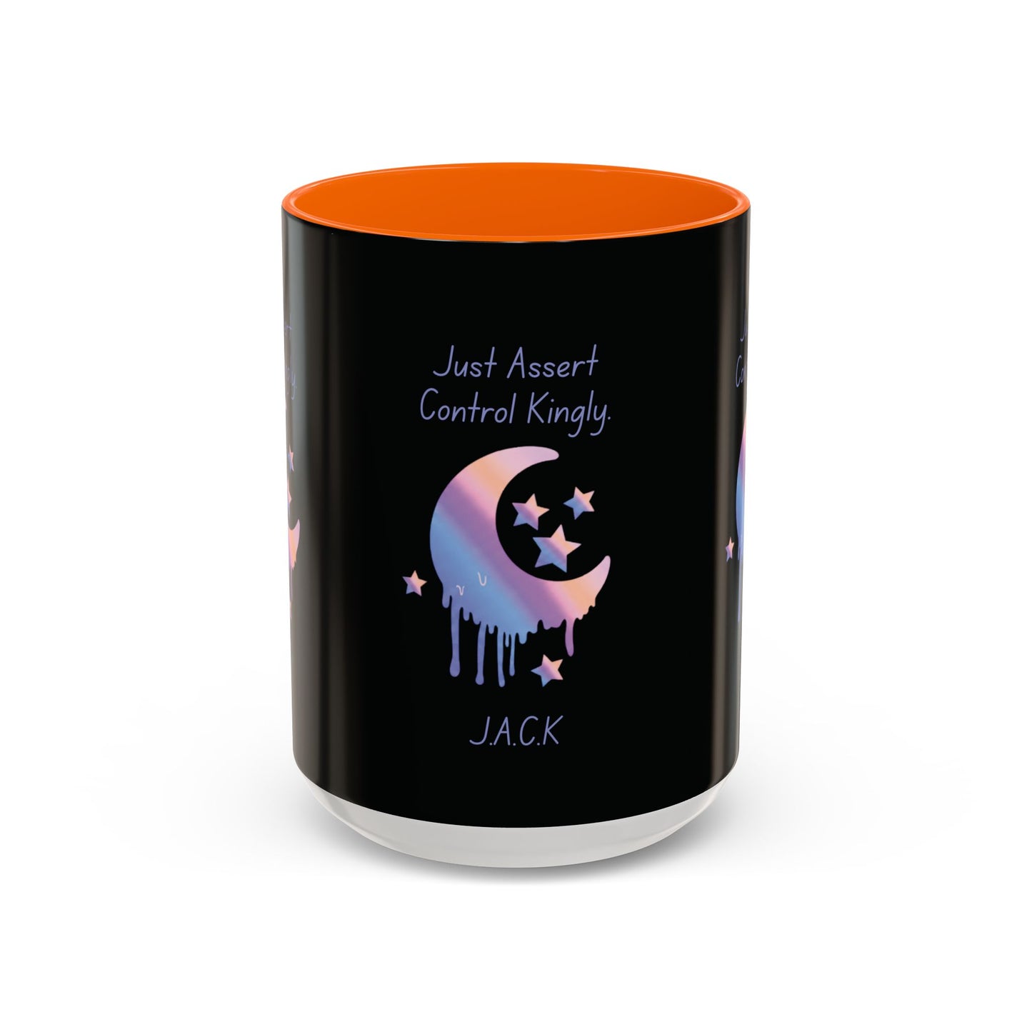 Personalized Moon Dripping Accent Coffee Mug
