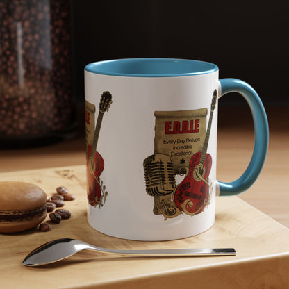 Personalized Guitar Accent Coffee Mug
