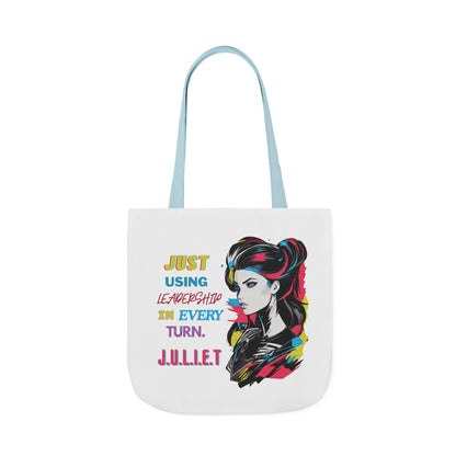 Personalized Initial Quote Cosmetic Colorful Girl Tote Custom Name