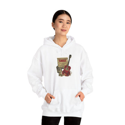 Personalized Vintage Guitar Hooded Sweatshirt