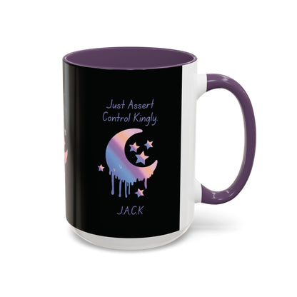 Personalized Moon Dripping Accent Coffee Mug