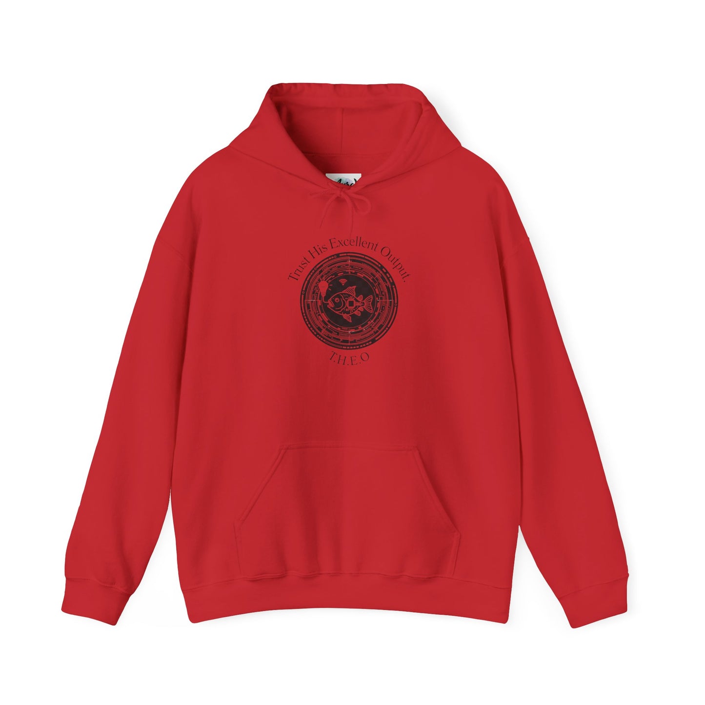 Personalized Spiritual Fish Circle Hooded Sweatshirt