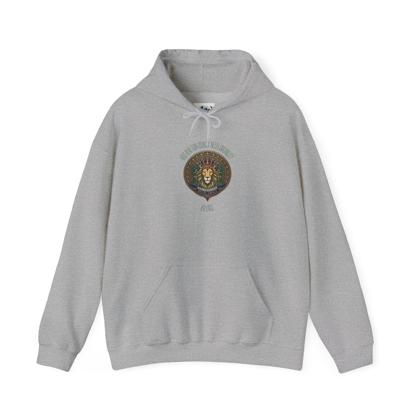 Personalized Lion Crest Hooded Sweatshirt