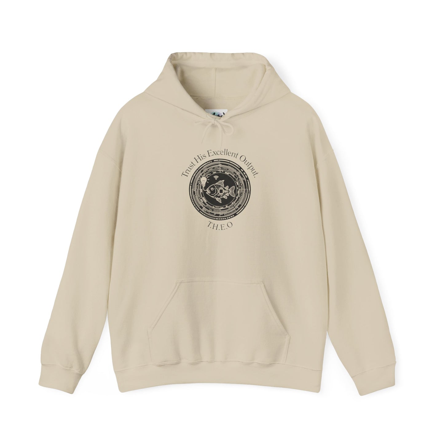 Personalized Spiritual Fish Circle Hooded Sweatshirt