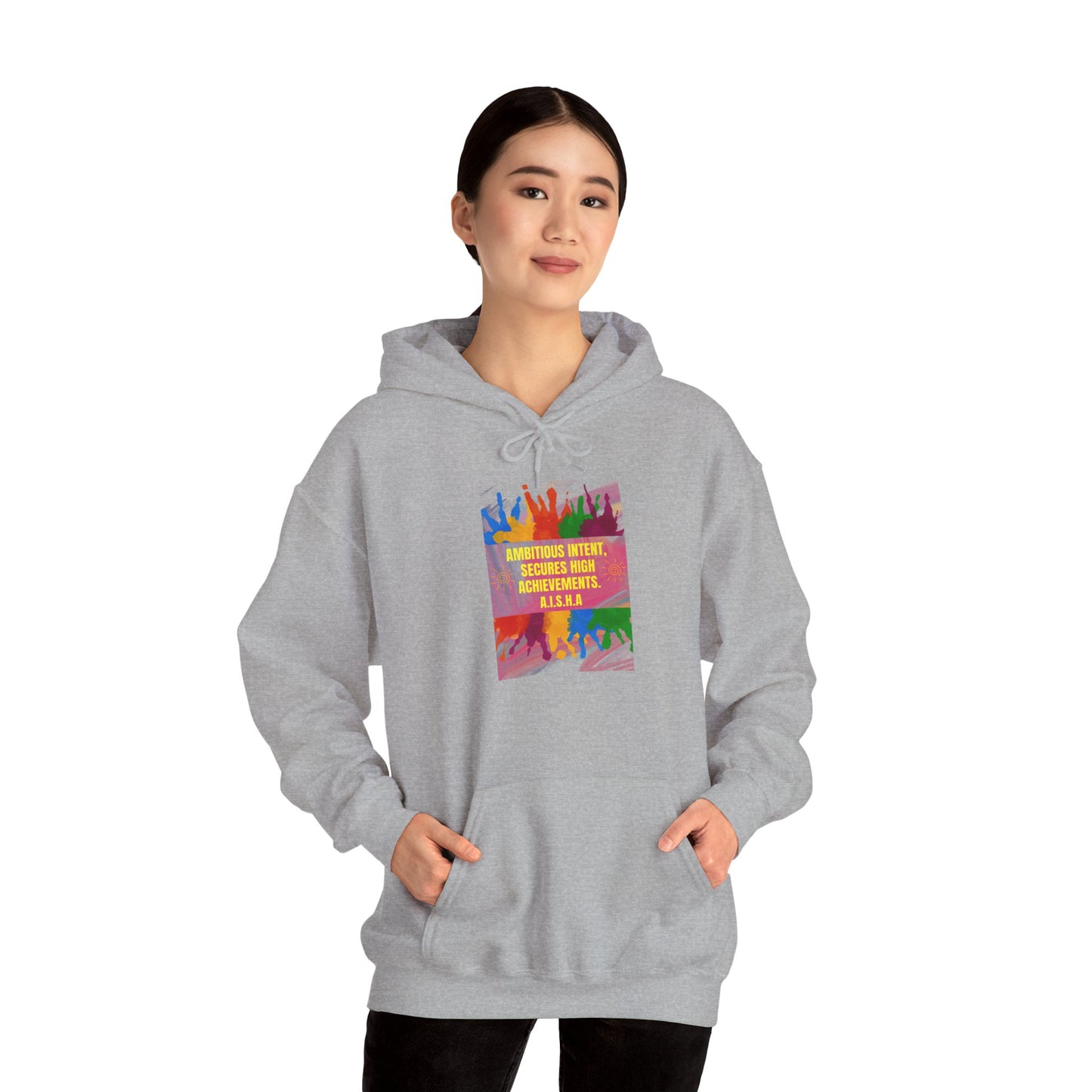 Personalized Motivational Graphic Hooded Sweatshirt