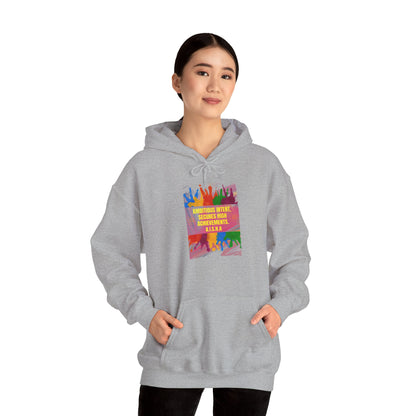 Personalized Motivational Graphic Hooded Sweatshirt