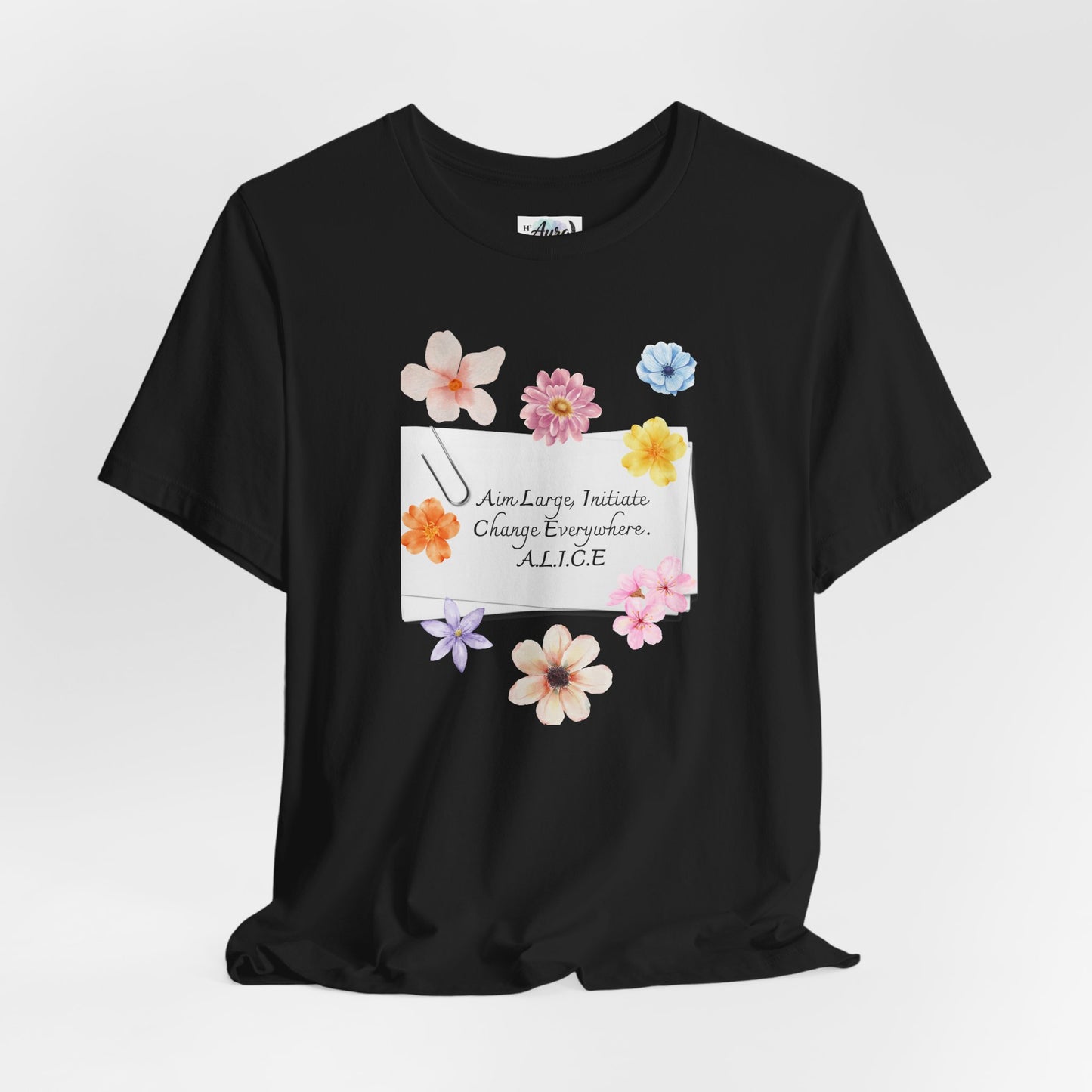 Personalized Floral Note Tee