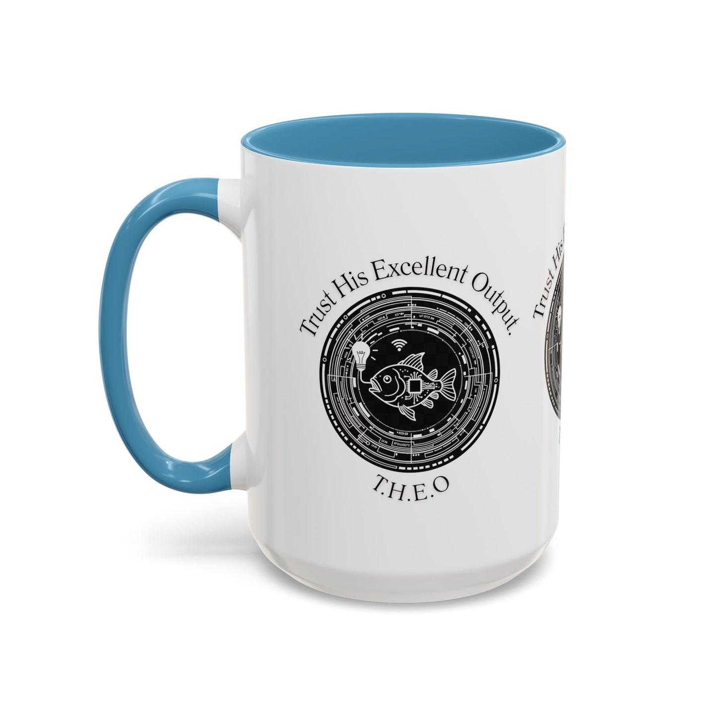 Personalized Spiritual Fish Accent Coffee Mug