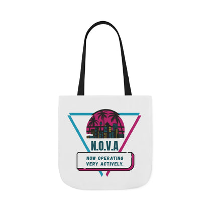 Personalized Initial Quote Building View Canvas Tote Custom Name