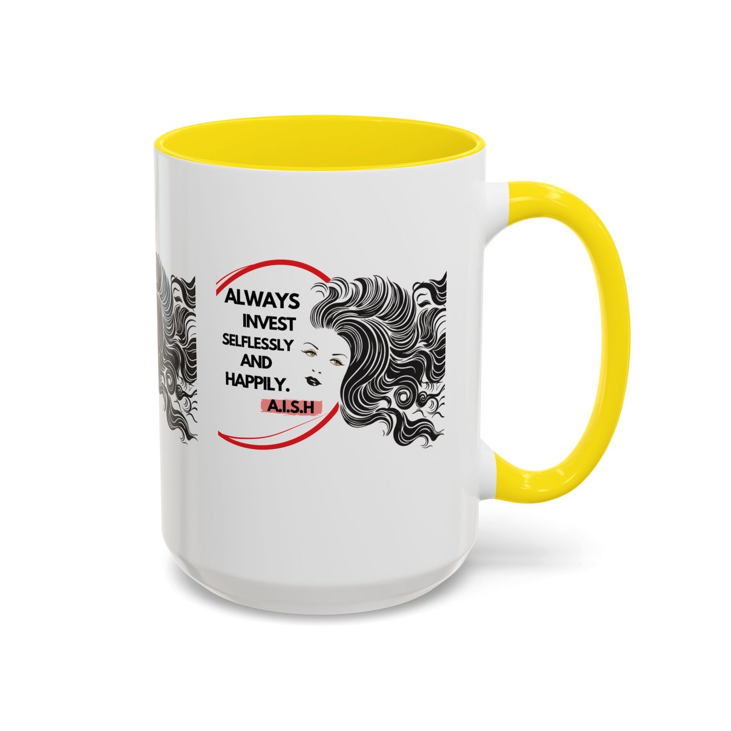 Personalized Inspirational Girl Accent Coffee Mug