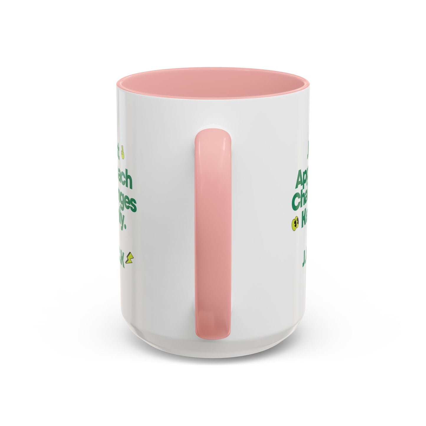 Personalized Simple Message Accent Coffee Mug