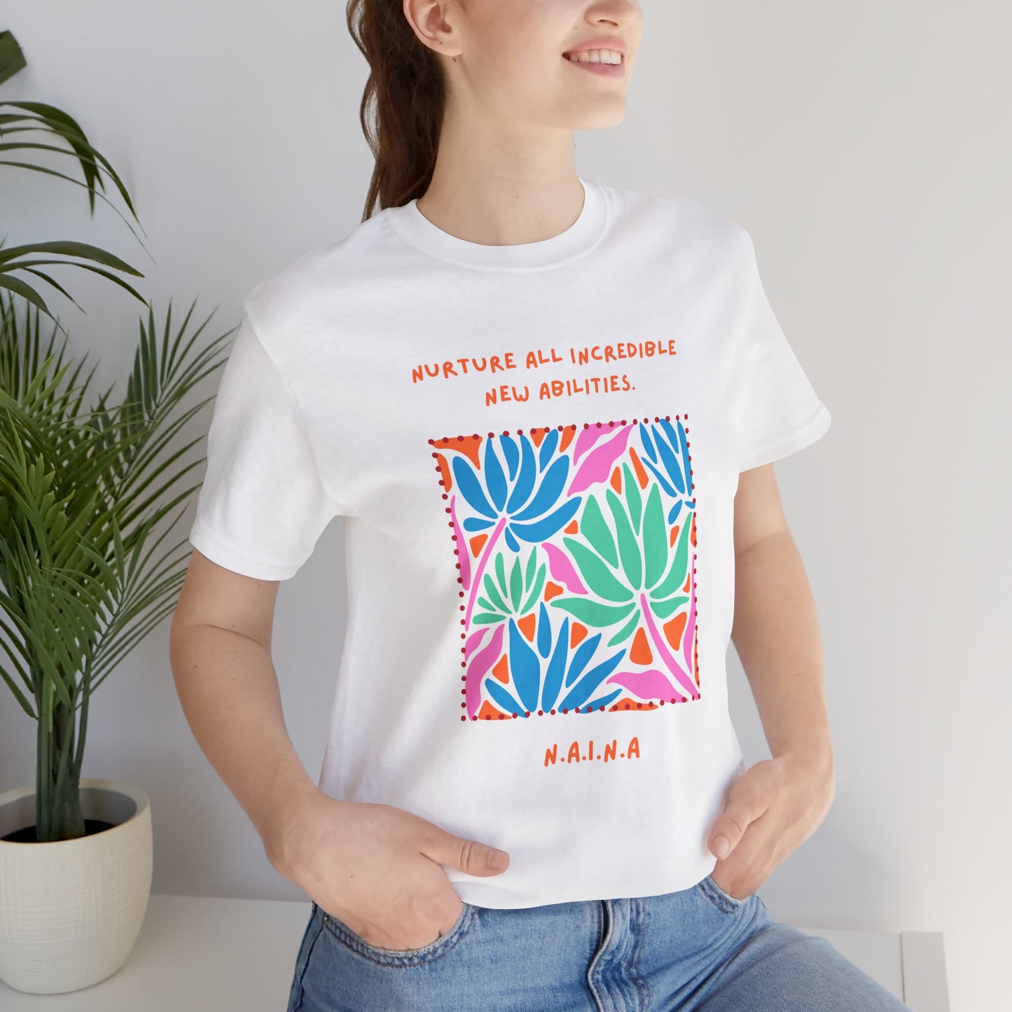 Personalized Floral Empowerment Tee