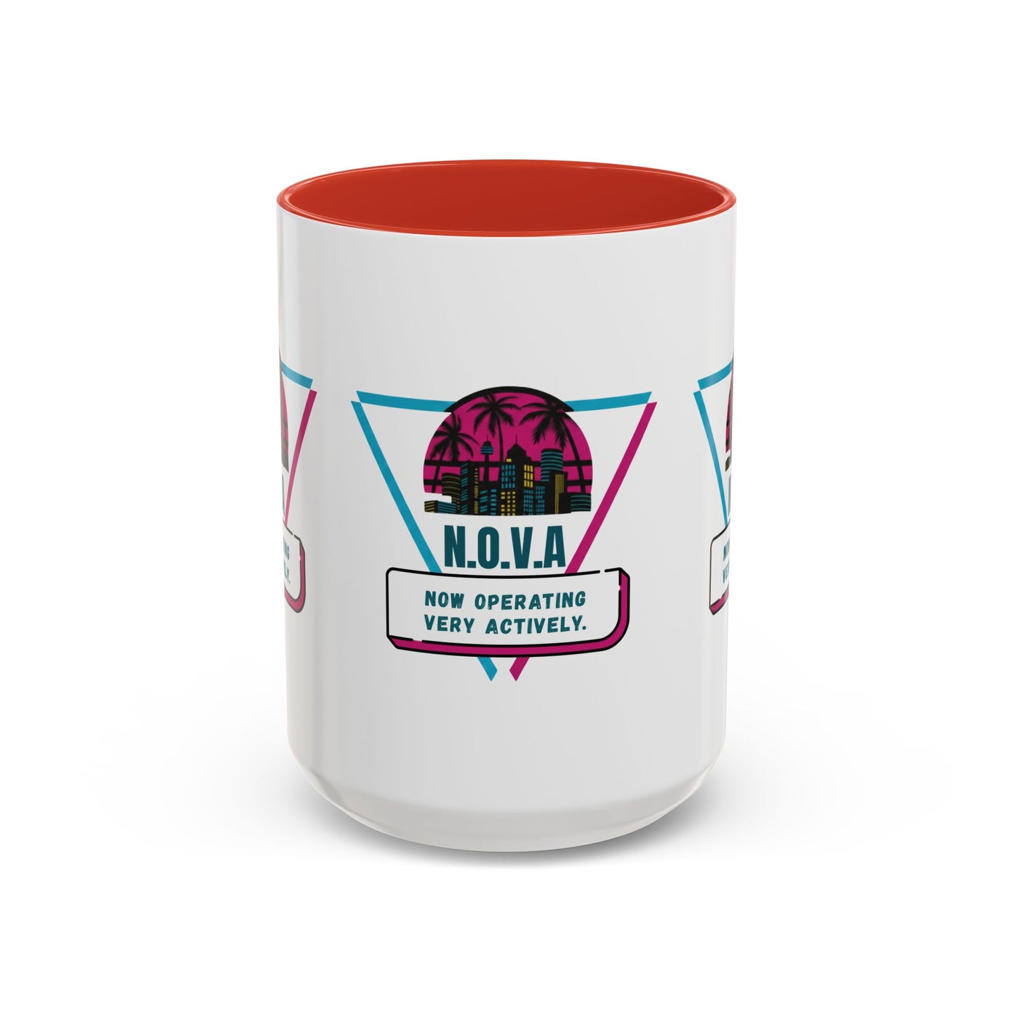 Personalized Building View Accent Coffee Mug