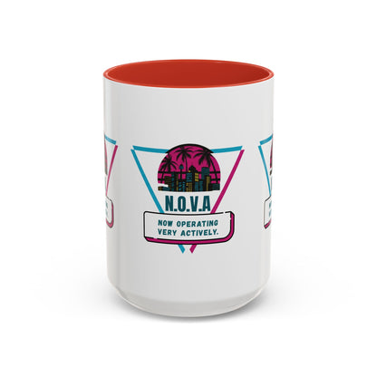 Personalized Building View Accent Coffee Mug