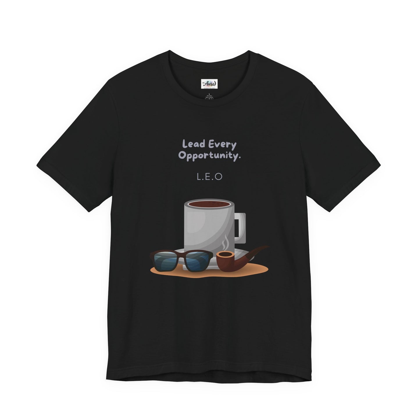 Personalized Coffee & Sunglasses Graphic Tee