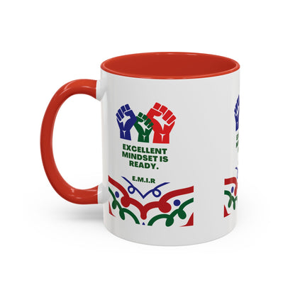 Personalized Initial Victory Accent Coffee Mug