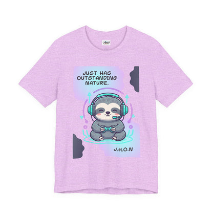 Personalized Sloth Gamer Tee