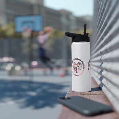 Personalized Initial Cosmetic Heart Controller Stainless Steel Water Bottle