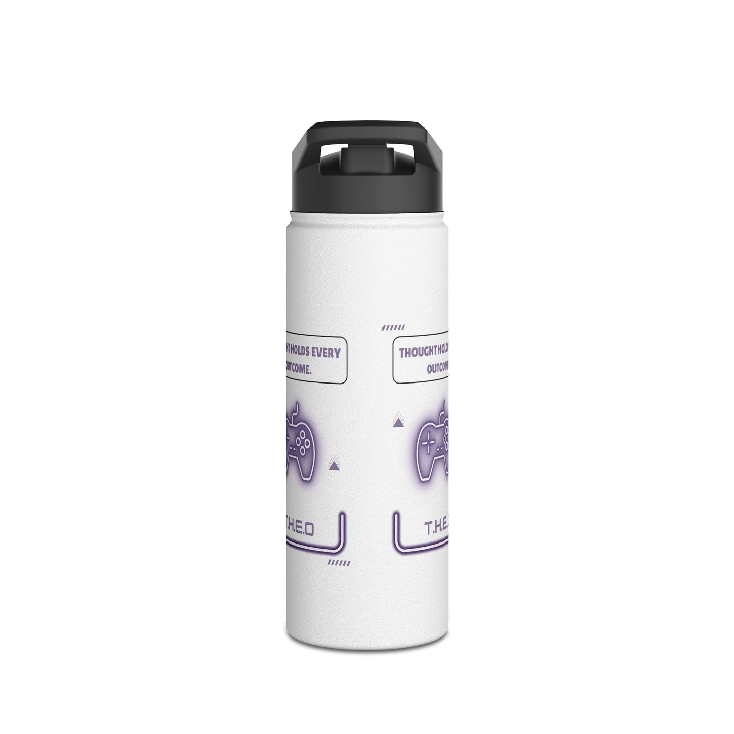 Personalized Initial Quote Controller Stainless Steel Water Bottle