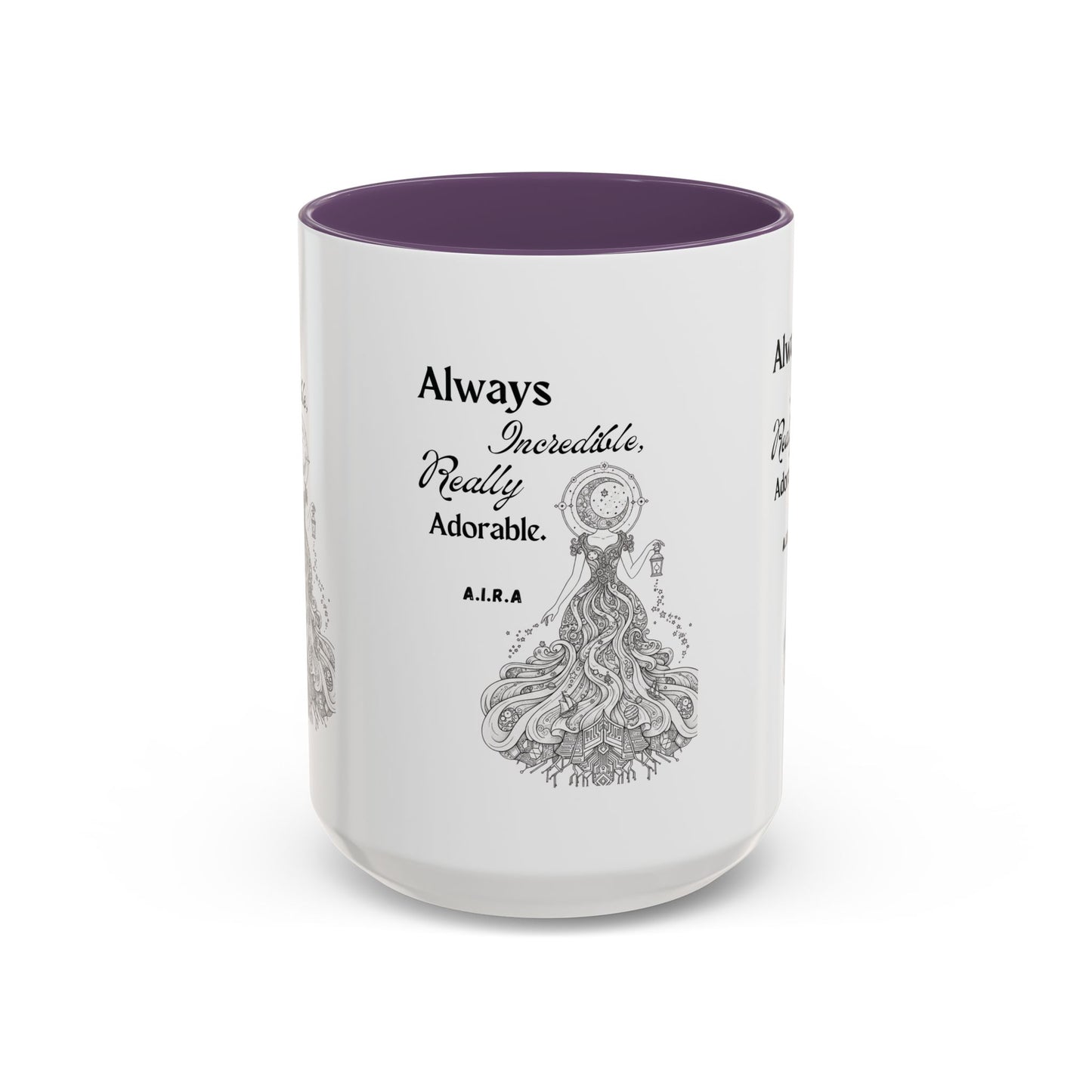 Personalized Girl With Light Accent Coffee Mug