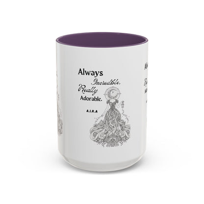 Personalized Girl With Light Accent Coffee Mug