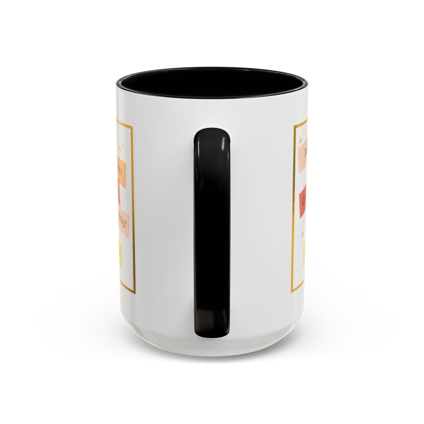 Personalized Inspirational Accent Coffee Mug