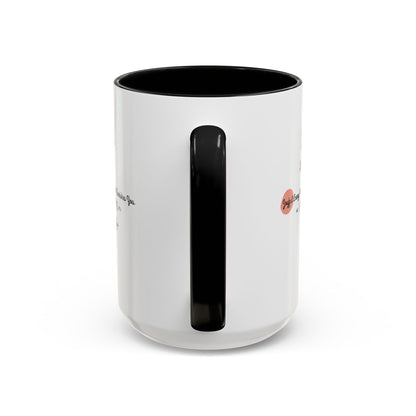 Personalized Initial Floral Minimalist Accent Coffee Mug