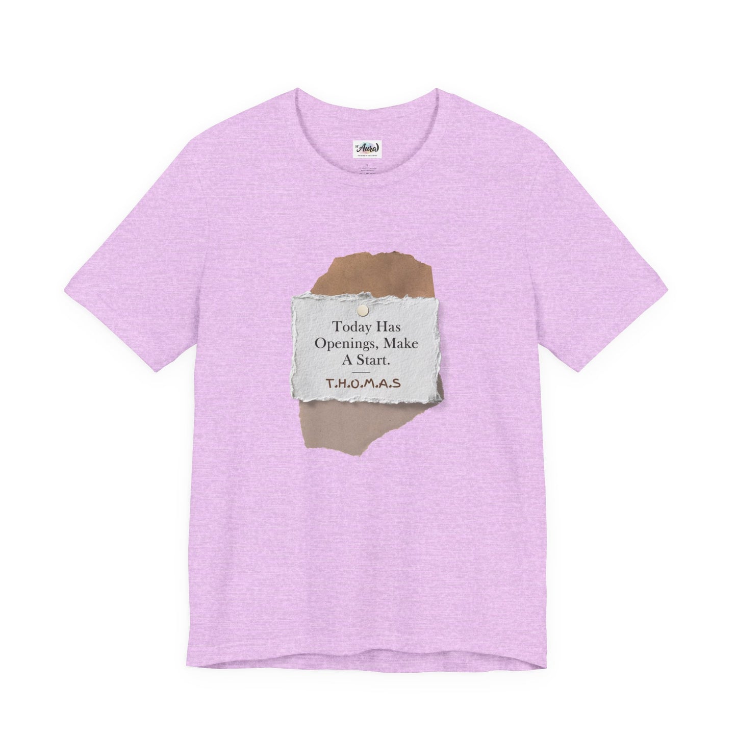 Personalized Torn Paper Motive Tee