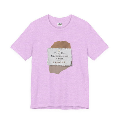 Personalized Torn Paper Motive Tee