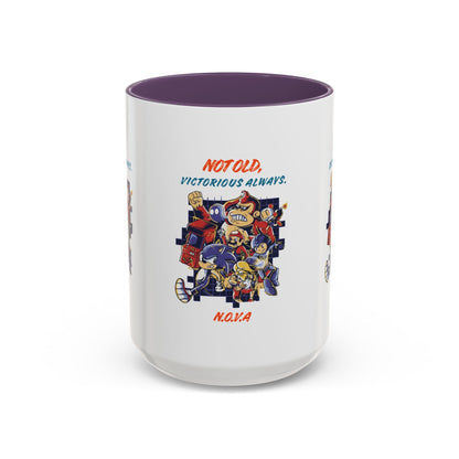 Personalized Victory Cartoon Accent Coffee Mug