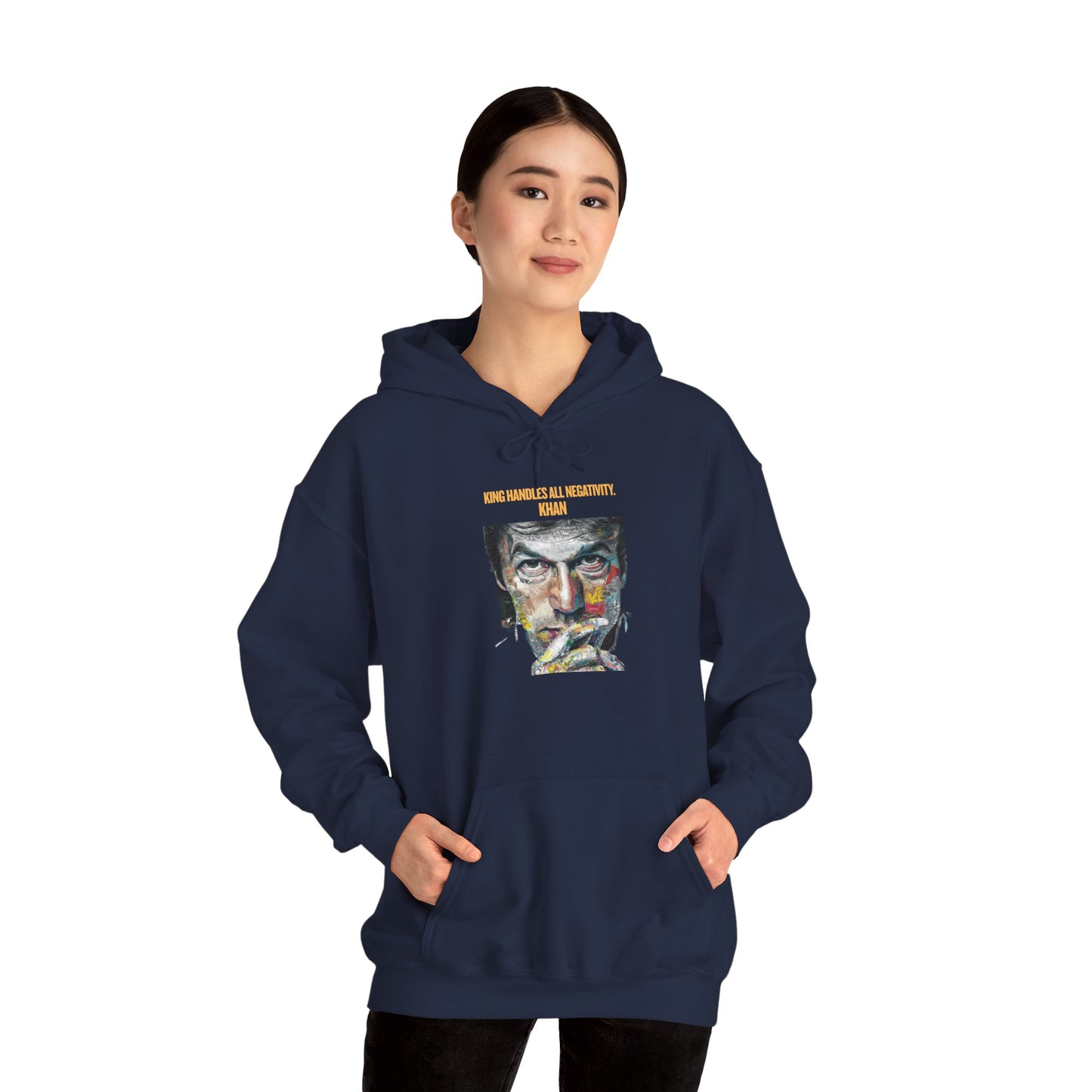 Personalized Khan Graphic Hooded Sweatshirt