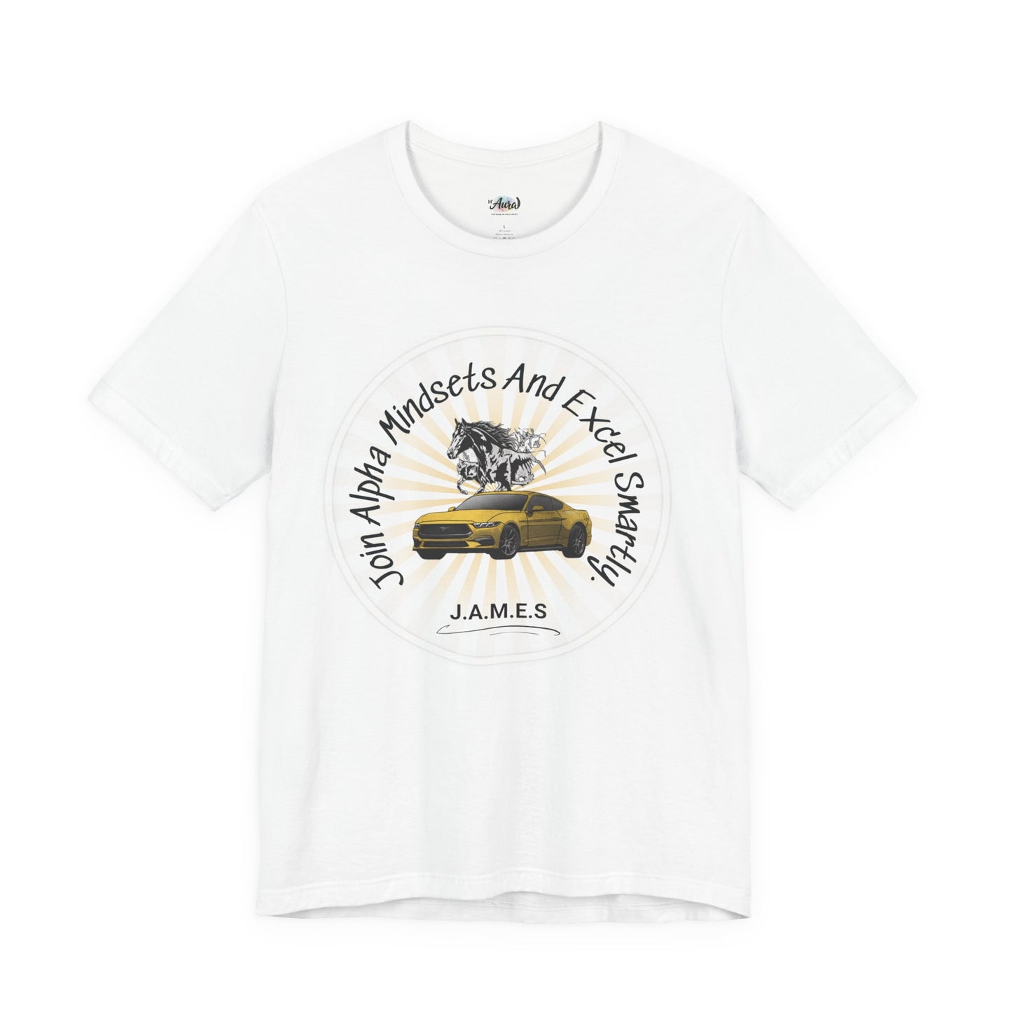 Personalized Horse with Car Graphic Tee