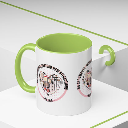 Personalized Cosmetic Heart Accent Coffee Mug