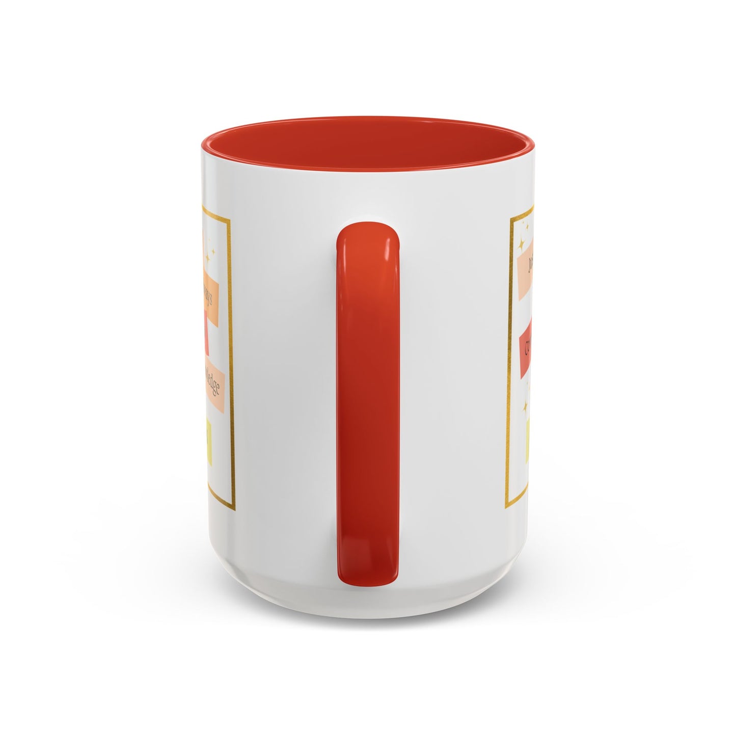 Personalized Inspirational Accent Coffee Mug