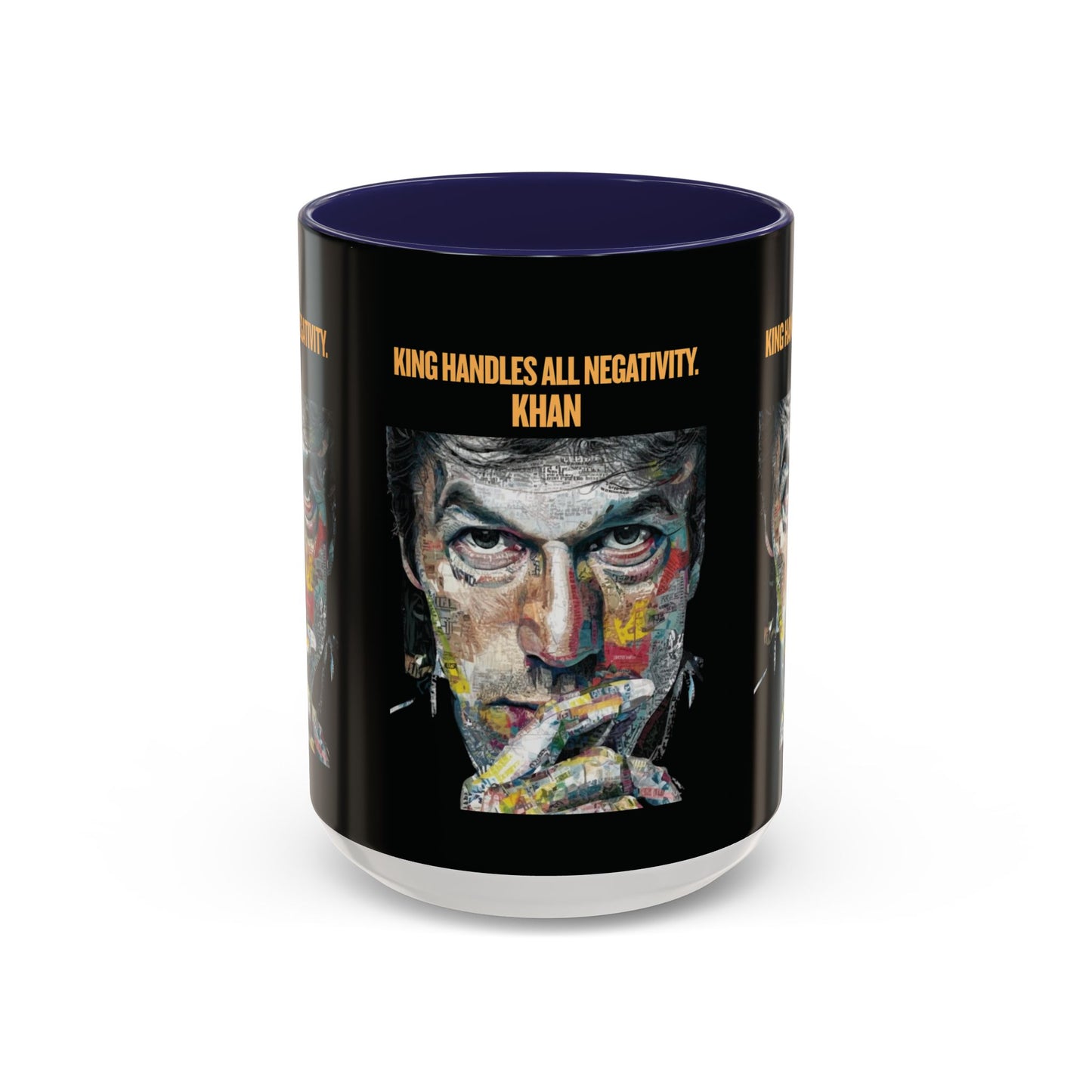 Personalized Initial Khan Accent Coffee Mug