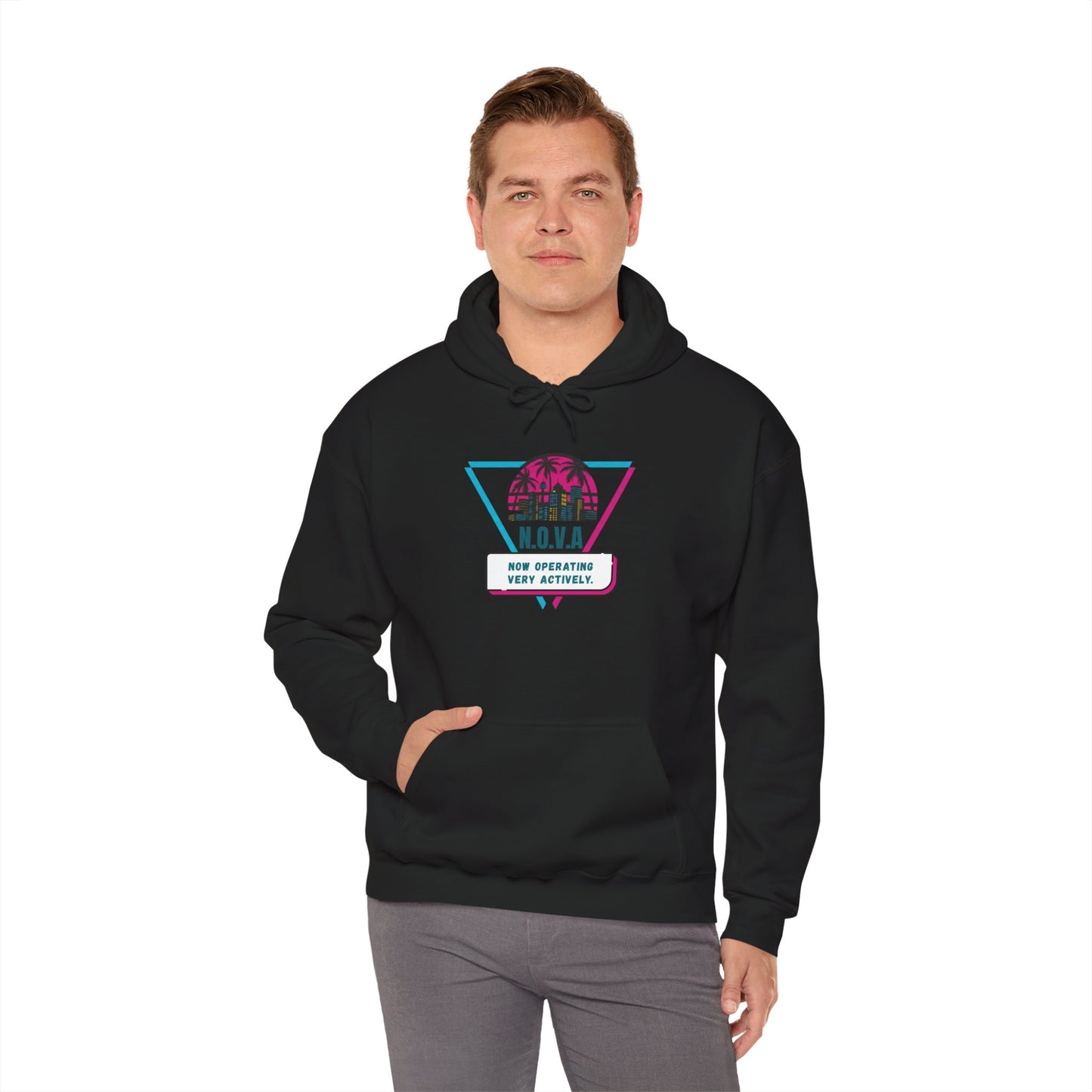 Personalized Building View Hooded Sweatshirt