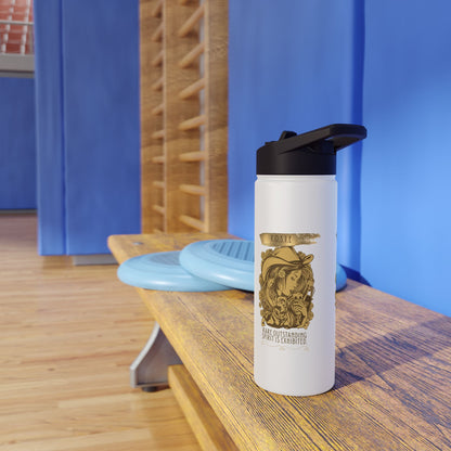 Personalized Initial Quote Golden Girl Stainless Steel Water Bottle