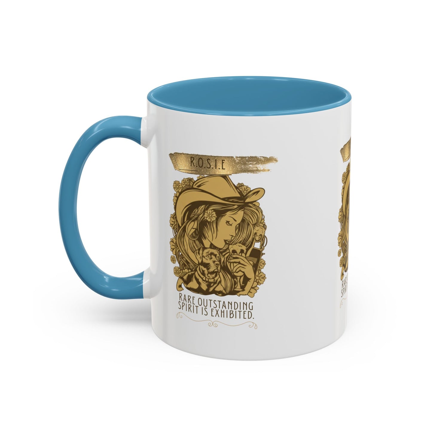 Personalized Golden Girl Accent Coffee Mug