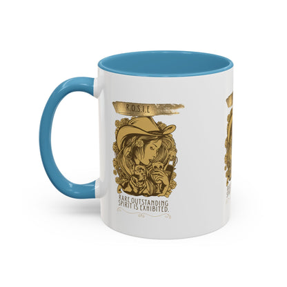 Personalized Golden Girl Accent Coffee Mug