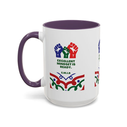 Personalized Initial Victory Accent Coffee Mug