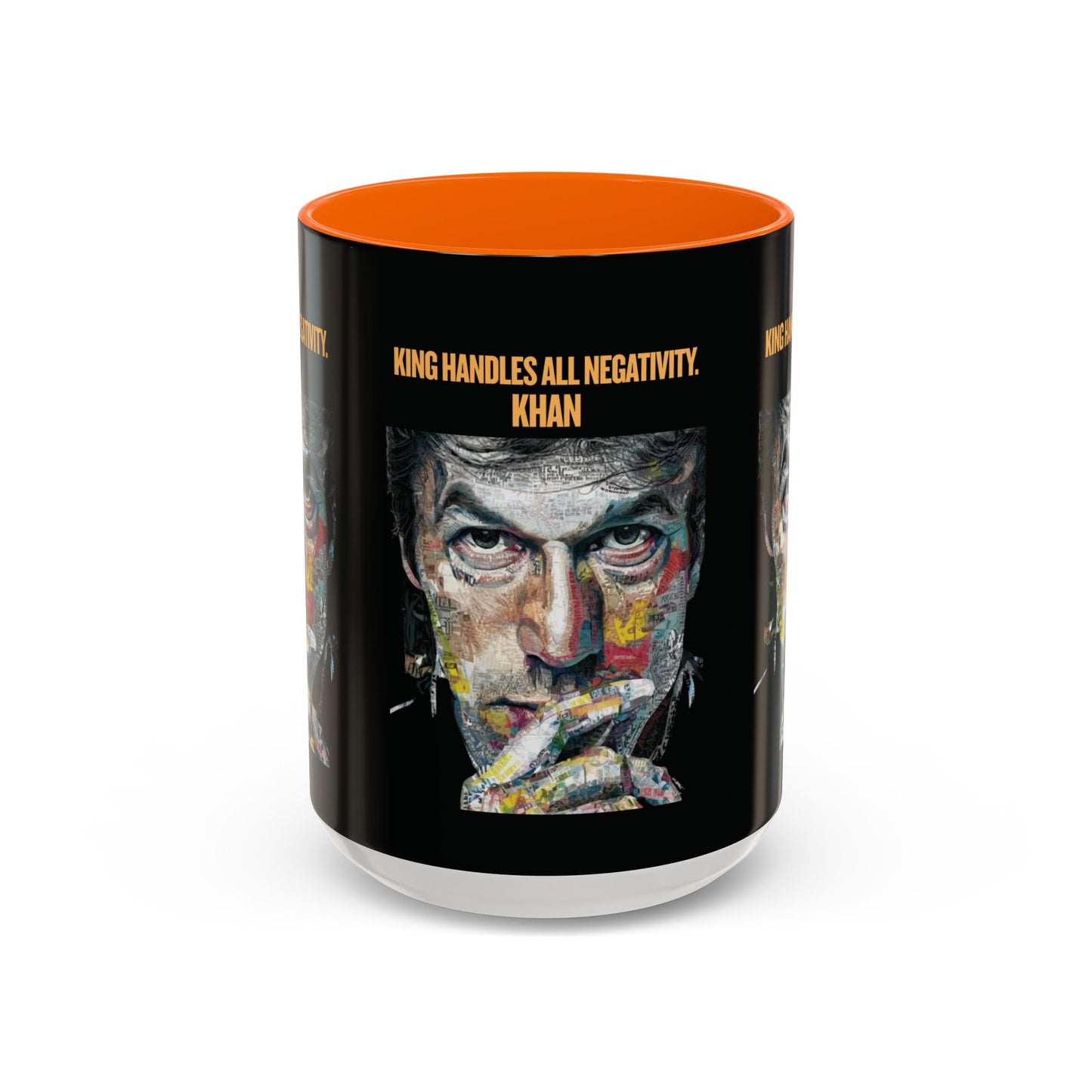 Personalized Initial Khan Accent Coffee Mug