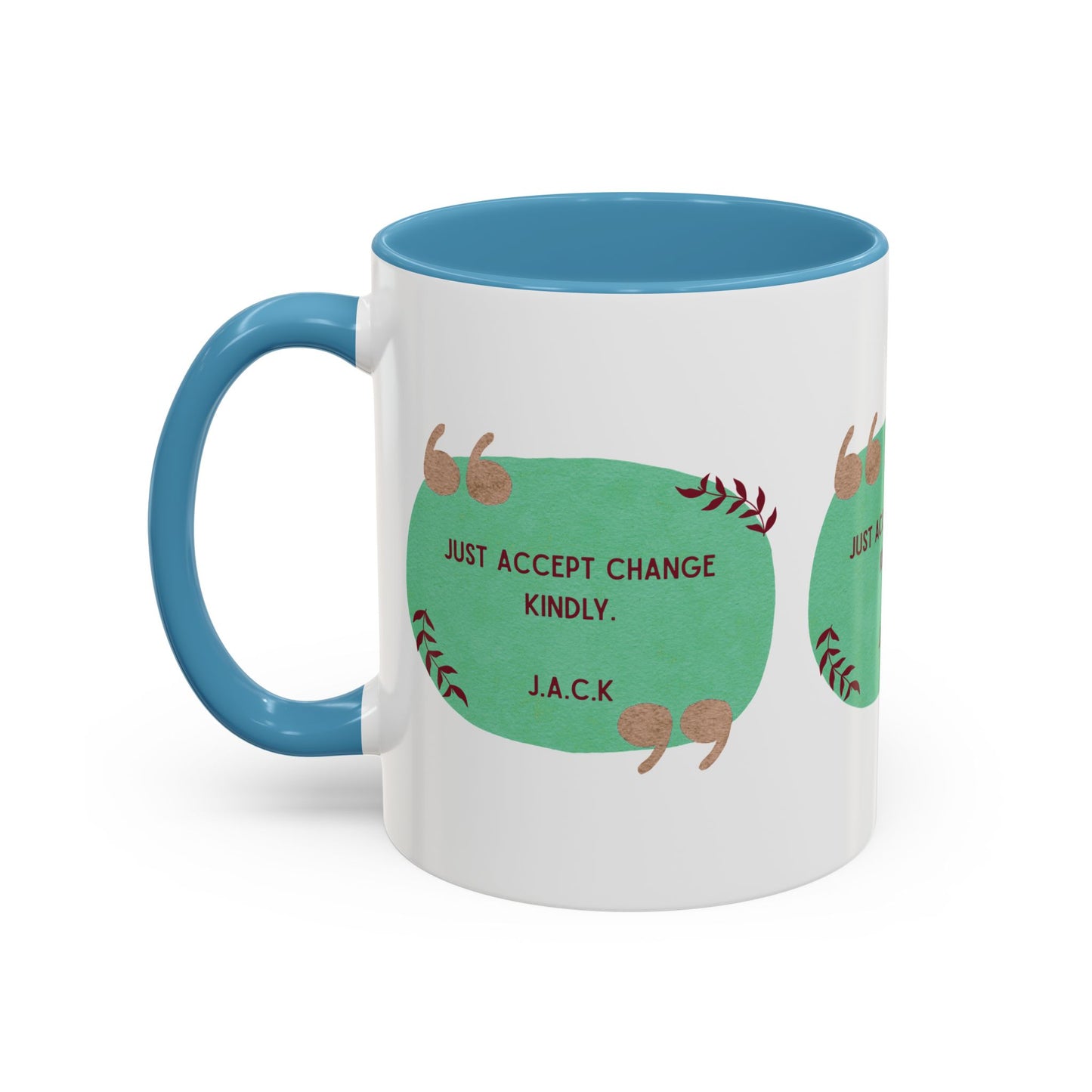 Personalized Note Box Accent Coffee Mug