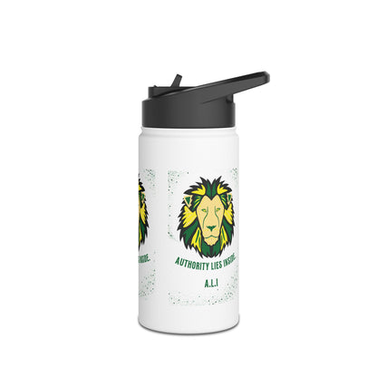 Personalized Initial Quote Lion Stainless Steel Water Bottle