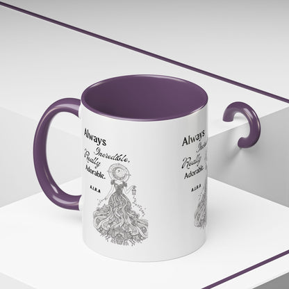 Personalized Girl With Light Accent Coffee Mug