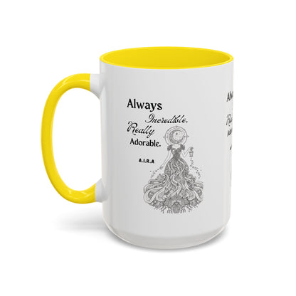 Personalized Girl With Light Accent Coffee Mug