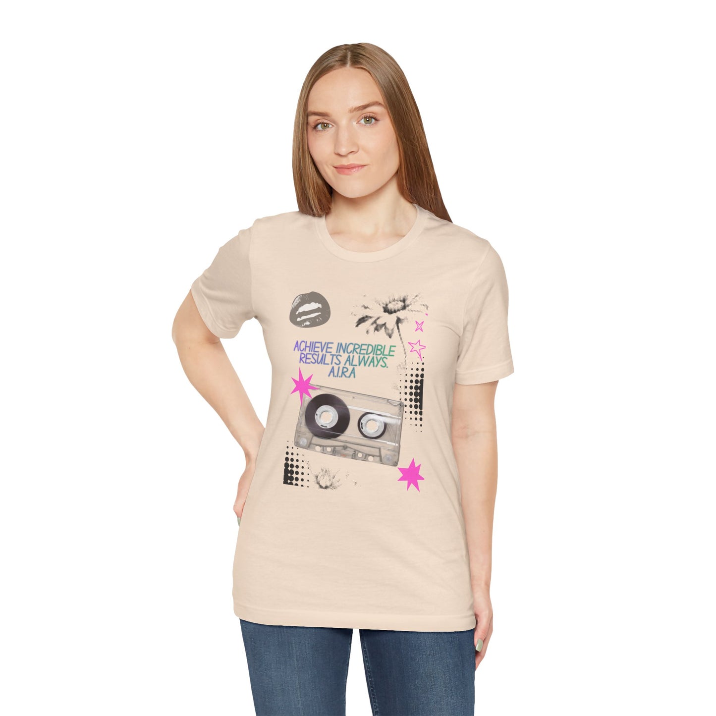 Personalized Cassette Vibes Graphic Tee