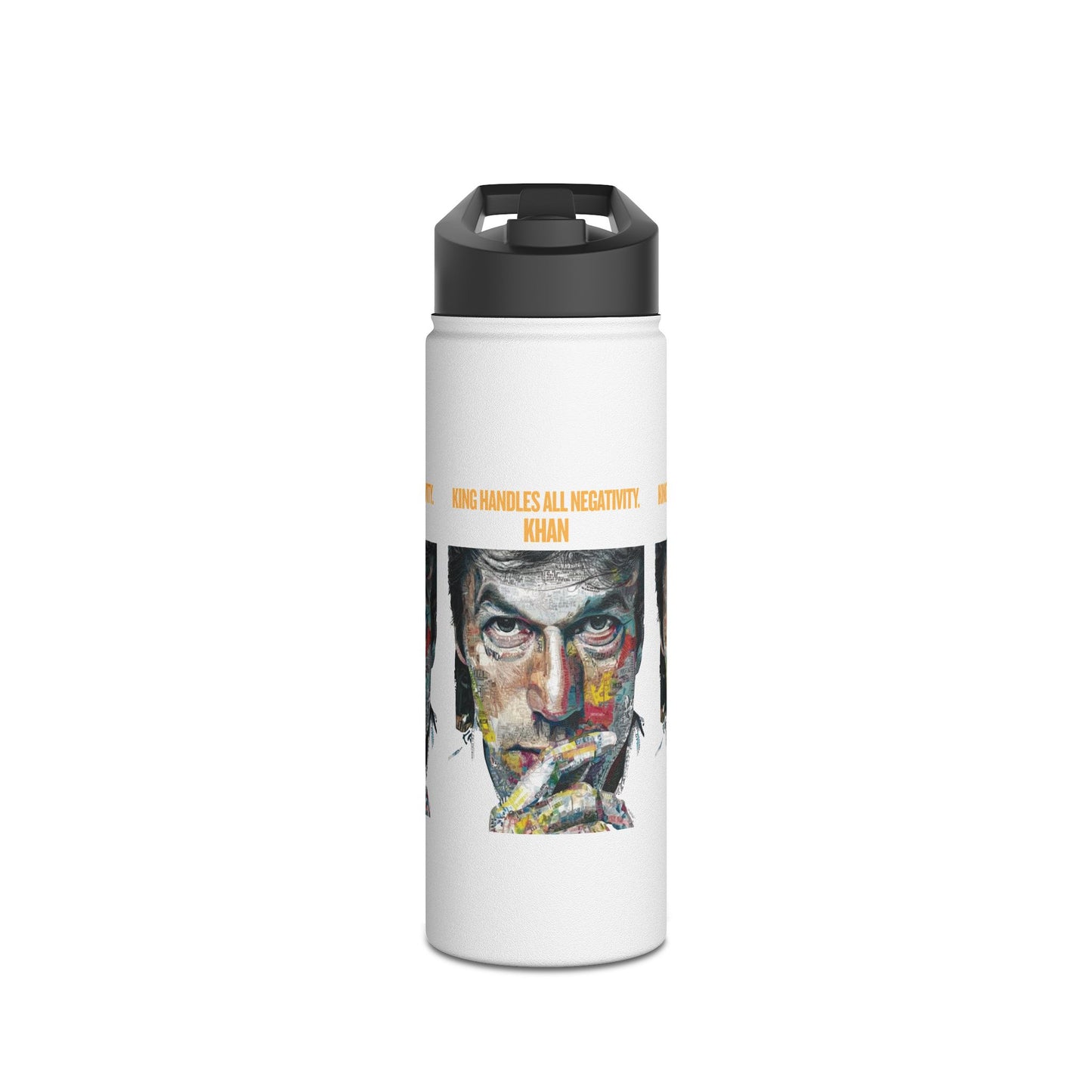 Personalized Initial Quote Khan Stainless Steel Water Bottle