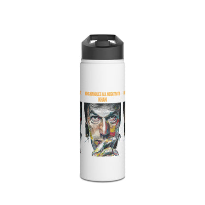 Personalized Initial Quote Khan Stainless Steel Water Bottle